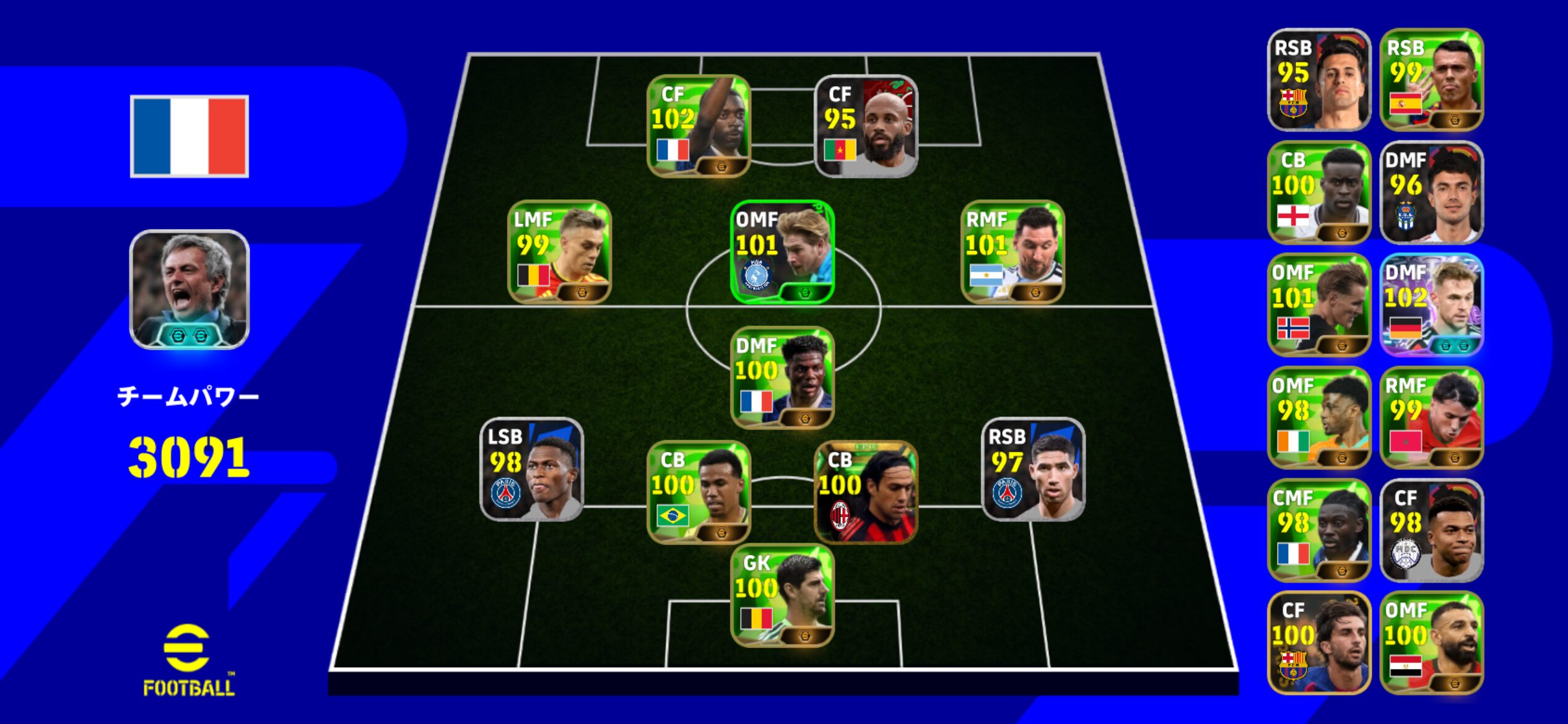 4-1-3-2 ポジション構成
