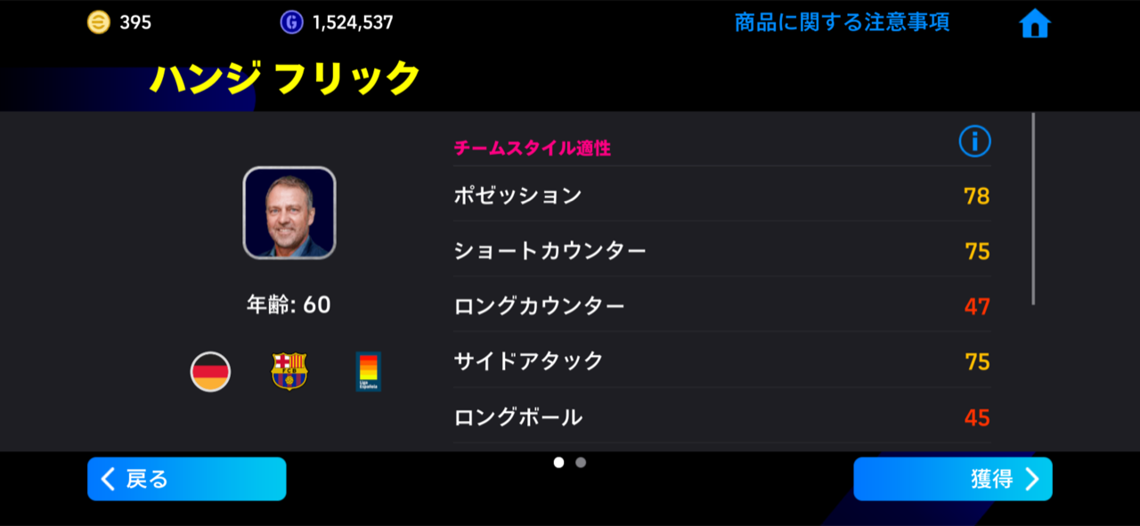 ハンジ フリック（スタンダード監督）のチームスタイル適性